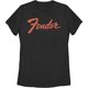 thumbnail image 1 of Fender - Camiseta Classic Logo Repetido para Mujer (Negro), 1 of 3