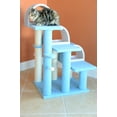 thumbnail image 4 of Armarkat Classic Real Wood Cat Tree Model B3803, 38 inch Sky Blue, 4 of 10