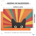 thumbnail image 6 of Yayeee Doormat for Inside 20"x32" Absorbent Low-Profile Washable Non-Slip Rubber Backed Entryway Rug, Black Cat, 6 of 8