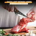thumbnail image 2 of 14pcs Kitchen Knives Set -Kepeak Butcher Knife,Chef Knife, Boning Knife, Meat Cleaver - BBQ, Outdoor, Camping(Cloud), 2 of 7