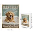 thumbnail image 2 of Jigsaw Puzzles 500 Pieces for Adults, Families Golden Retriever 500 Piece Jigsaw Puzzle - Wooden Puzzles - Challenging Puzzle Perfect for Game Nights, 2 of 8
