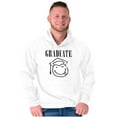 thumbnail image 5 of Graduate 90s Throwback Graduation Hoodie Sweatshirt Women Men Brisco Brands X, 5 of 6