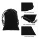 thumbnail image 4 of Uxcell 20pcs Bolsas de Terciopelo con Cuerdas 2 x 2.8 Pulgadas Bolsas de Regalo para Joyería para Empaque de Joyería, Negro, 4 of 5