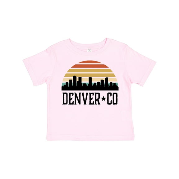 Inktastic Denver Colorado Skyline Vintage Boys or Girls Toddler T-Shirt