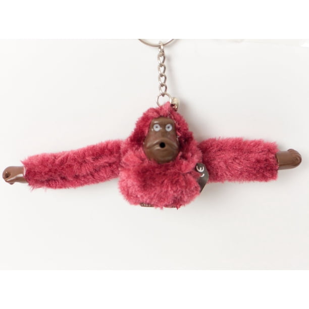 Colgante de bolso de mono de peluche, bolso de mensajero, mochila, llavero, muñeco colgante, llavero