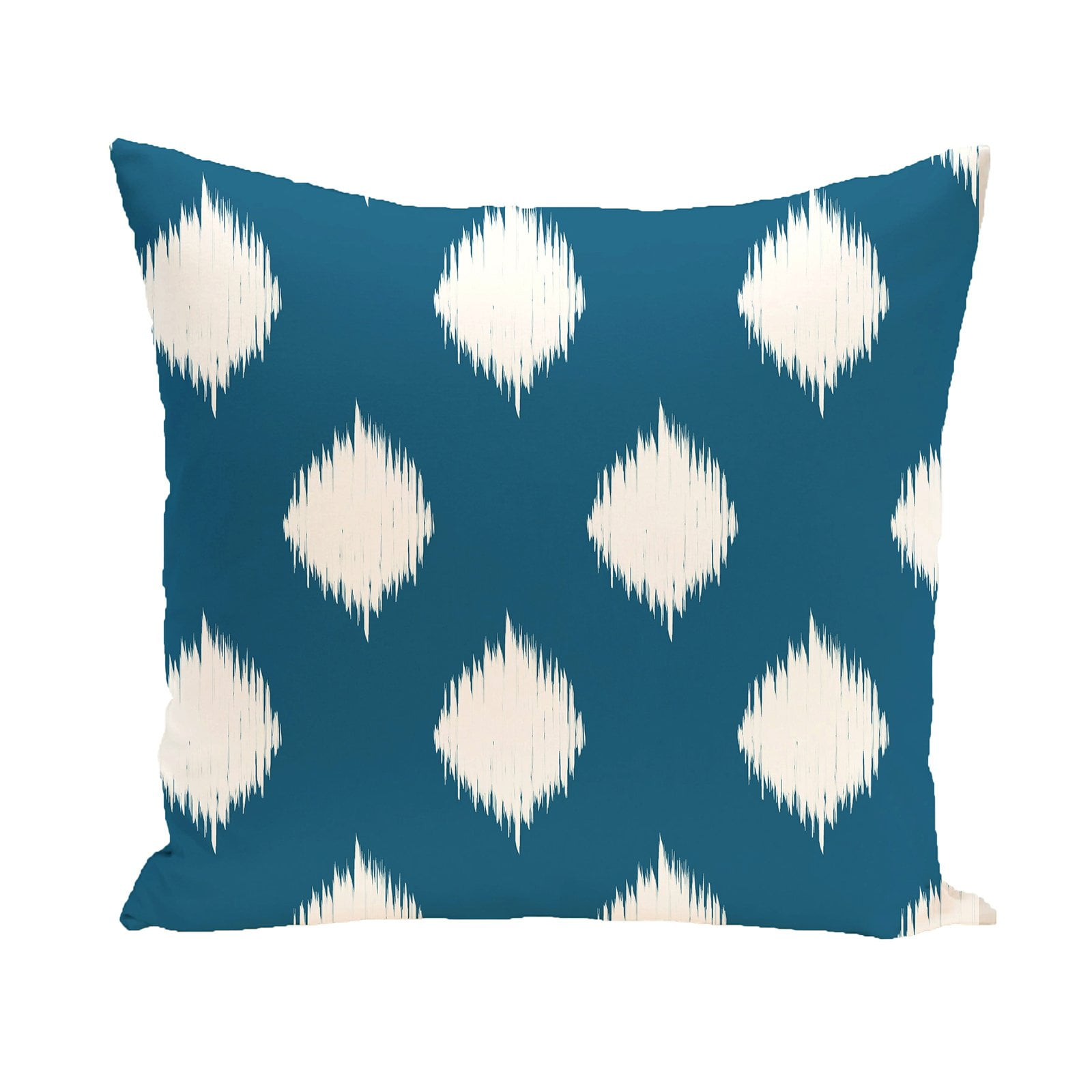 Simply Daisy 16" x 16" Ikat Dot Geometric Print Pillow, Brown
