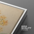 thumbnail image 6 of Framed Canvas Wall Art Vintage Floral Botanical Print for Living Room Decoration - 16"x24" WHITE, 6 of 8