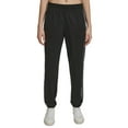 thumbnail image 6 of Calvin Klein Performance Women's Eco Fleece Logo Stripe Joggers - Black, 6 of 8