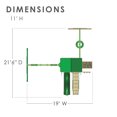 thumbnail image 4 of Frontier Supreme Wooden Swing Set - Green Sunbrella Tarp, 4 of 8
