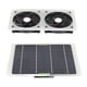 thumbnail image 1 of Juego De Ventilador De Panel Solar, Kit De Ventilador Solar Amplias Aplicaciones Reducción De Temperatura 12 V Para Invernadero Para El Hogar, 1 of 7