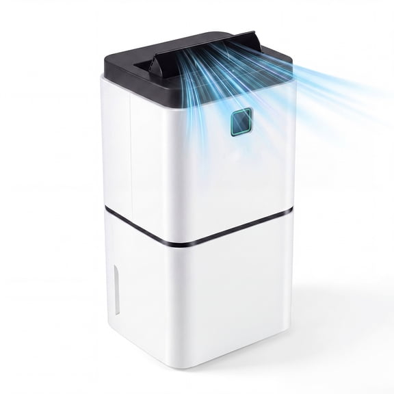 ELLEGNT 1,500 Sq. Ft Dehumidifier - 9-Pint (DOE), MAX 24 Pint at 95°F/90%RH, with Operation Indicator
