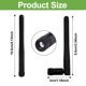 thumbnail image 2 of Antena WiFi de 2,4 GHz, 5 GHz, 5,8 GHz, 3 dBi, doble frecuencia, RP-SMA macho (2 paquetes), antena WiFi externa para tarjeta de red, adaptador USB, enrutador WiFi, 2 of 6