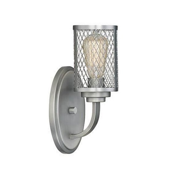 3271-BPW-Millennium Lighting-Akron-1 Light 100 Watt Wall Light 5 inches Wide and 13 inches Tall-Brushed Pewter Finish