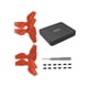thumbnail image 3 of 4 piezas de repuesto con tornillos Mini caja Hélices Palas Caja de hélices para Neo Rojo Baoblaze, 3 of 8