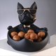 thumbnail image 3 of Escultura de Bulldog Francés con Bandeja - Estatua de Perro de Resina, , Caja de Almacenamiento para la Entrada, Figura de Animal para Decoración del Hogar, 3 of 5