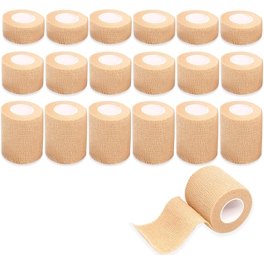 Pet Vet Wrap – 6 Rouleaux De Bandage Auto-adhésif élastique 5 Cm X 4,5 M, Pour Animaux Et Premiers Secours