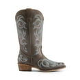 thumbnail image 4 of DREAM PAIRS Women's Western Cowboy Boots, Mid-Calf Cowgirl Boots with Chunky Heel & Embroidered Stitching Wide Width, 4 of 7
