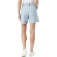 thumbnail image 3 of Gloria Vanderbilt Women's High Rise Belted Weekend Shorts, 6" Inseam, 3 of 5