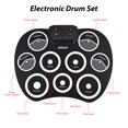 thumbnail image 2 of Percussion Instrument,Hand Roll Drum 9 Pads Midi Pad Drum Kit Birthday Pad Drum Kit With Drumsticks Midi Birthday Pad With Drumsticks Pedal Drum Set Drum Kit With Pads Midi Birthday Set Hand Roll, 2 of 6