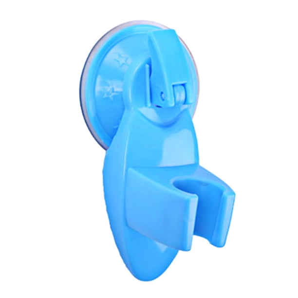 Adjustable Vacuum Plastic Suction Cup Shower Head Wall Mount Holder for