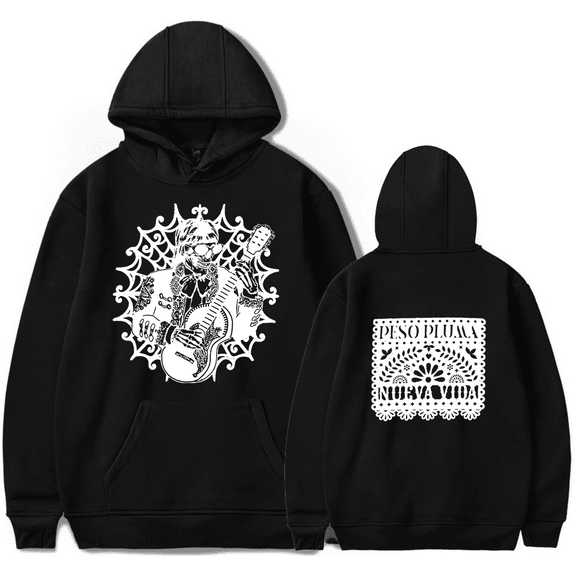 Peso Pluma Nueva Vida Hoodie Rapper Merch Vintage Hoodies Long sleeve Sweatshirt Men Women Pullover