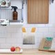 thumbnail image 3 of Rectangular Stainless Steel Chopsticks Holder Hanging Cutlery Drying Basket Tableware Drainer with Hooks Kitchen Utensil (Double Compartments), 3 of 5