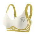thumbnail image 2 of Ayfxijin Bras for Women Bra Print Blocking Lifting Gathering Folding Sagging Bra Lingerie For Women Daily Bra, 2 of 5