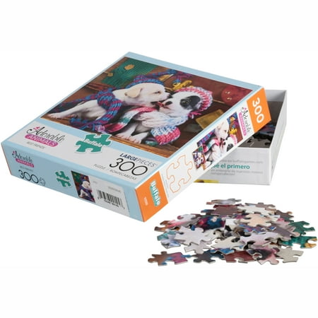 Adorable Animals™ Best Friends™ Puzzle with Bonus Puzzle Poster 300 pc (Best Pc Puzzle Games Ever)
