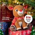 thumbnail image 4 of Animal de peluche KIDS PREFERRED Santa Claus Rudolph Musical de 20 cm, 4 of 9