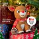 thumbnail image 4 of Animal de peluche KIDS PREFERRED Santa Claus Rudolph Musical de 20 cm, 4 of 9