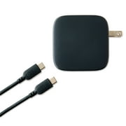 onn GAN 65W 12W Laptop charger Compatible for Apple, Dell, HP, Asus, Acer, Lenovo, Samsung, Sony ,Grey
