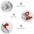 thumbnail image 3 of Minkissy Lot de 1 Support Latéral de Moto, Support de Jambe, Ressort en Alliage d'Aluminium pour Modification de Moto, 3 of 6