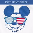 thumbnail image 4 of Disney Mickey Mouse July 4th Bodysuit Newborn to Infant, 4 of 5