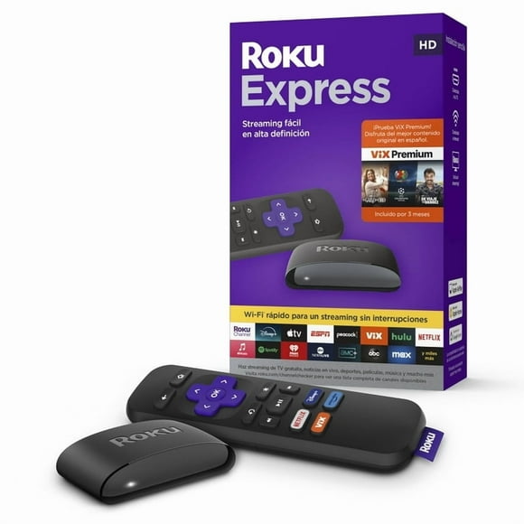 Dispositivo de streaming Roku Express HD con VIX