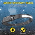 thumbnail image 2 of Headlamp Rechargeable 2PCS, 230° Wide Beam Head Lamp LED with Motion Sensor for Adults - Camping Accessories Gear, Waterproof Head Light Flashlight for Hiking, Running, Repairing, Fishing, Cycling, 2 of 8