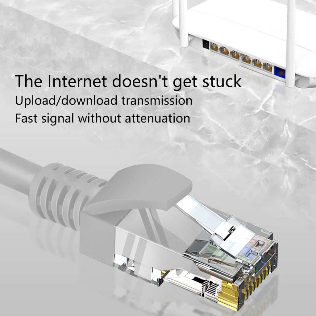Reliable CAT6 Ethernet Cable Networking Cord for Home Office Gaming Setups