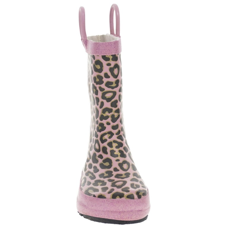 Walmart leopard top rain boots