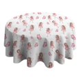 thumbnail image 4 of Fairy Princess Butterfly Pattern Round Tablecloth 60"x60",Wrinkle Wipeable Table Cloth for Kitchen Dining Room Picnic Patio Party, 4 of 6