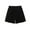 Black, variant on Puyaiuu New 2025 Shorts for Women Plus Size Women's Summer Color Elastic Waist Thin Shorts Home Pants Sports Outerwear Women Shorts Plus
