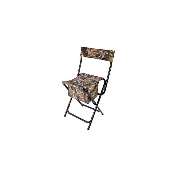 AMERISTEP Hunting Foldable Design Portable Lightweight High-Back Blind Chair with Backrest, Mossy Oak Break-up Country