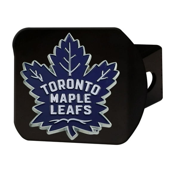 Fanmats NHL - Toronto Maple Leafs Color Hitch - Black 3.4"x4"