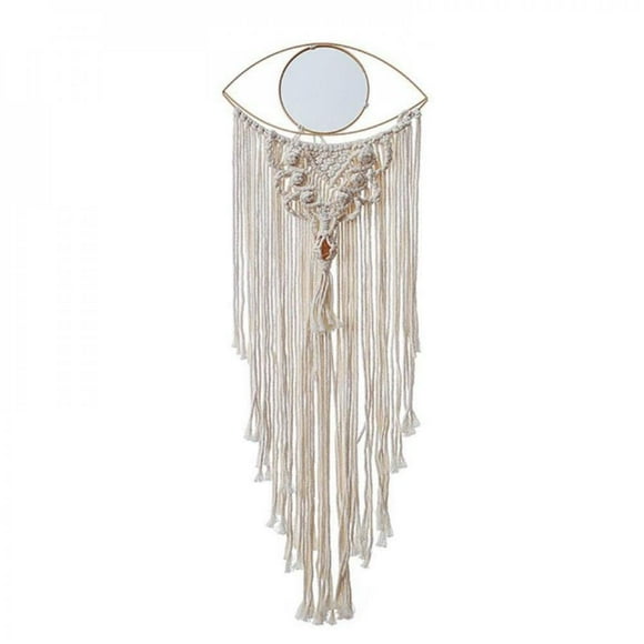 [Big Clear!]Boho Decor with Crystal Stone Moon for Bedroom Bohemian Home Decor Wedding Ornament Craft Gift