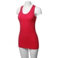 thumbnail image 5 of A2Y Women's Basic Solid Soft Cotton Scoop Neck Racer-Back Tank Top, 5 of 6