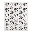 thumbnail image 1 of Pegatinas para decoración de uñas con forma de corazón jinwen accesorios para uñas negro, 1 of 8