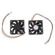 thumbnail image 2 of 5piezas 60mm 6cm DC 12V 3 Ventilador de Enfriamiento Enfriador de CPU Caja de Computador Negro 2Pzs, 2 of 4