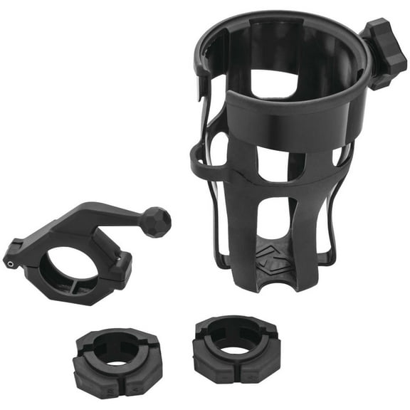 Kuryakyn Universal Black Reflex Drink Holder w/Bar Mount 6483