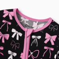 thumbnail image 5 of PatPat Baby Girl Pajamas Viscose from Bamboo 2-Way Zip Fold-Over Foot Cuffs Baby Sleepers, 5 of 11