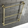 thumbnail image 2 of Kingston Brass DTC322419PB 24 in. Maximilien Wall Mount Towel Rack, Polished Brass, 2 of 5