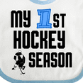 thumbnail image 4 of Inktastic My 1st Hockey Season Boys Baby Bib, 4 of 4