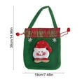 thumbnail image 3 of Luoshdecor Christmas Drawstring Gift Bags,15 in Holiday Candy Xmas Gift Bags with Candle,AppleBags for Xmas Presents Party Decor, 3 of 6